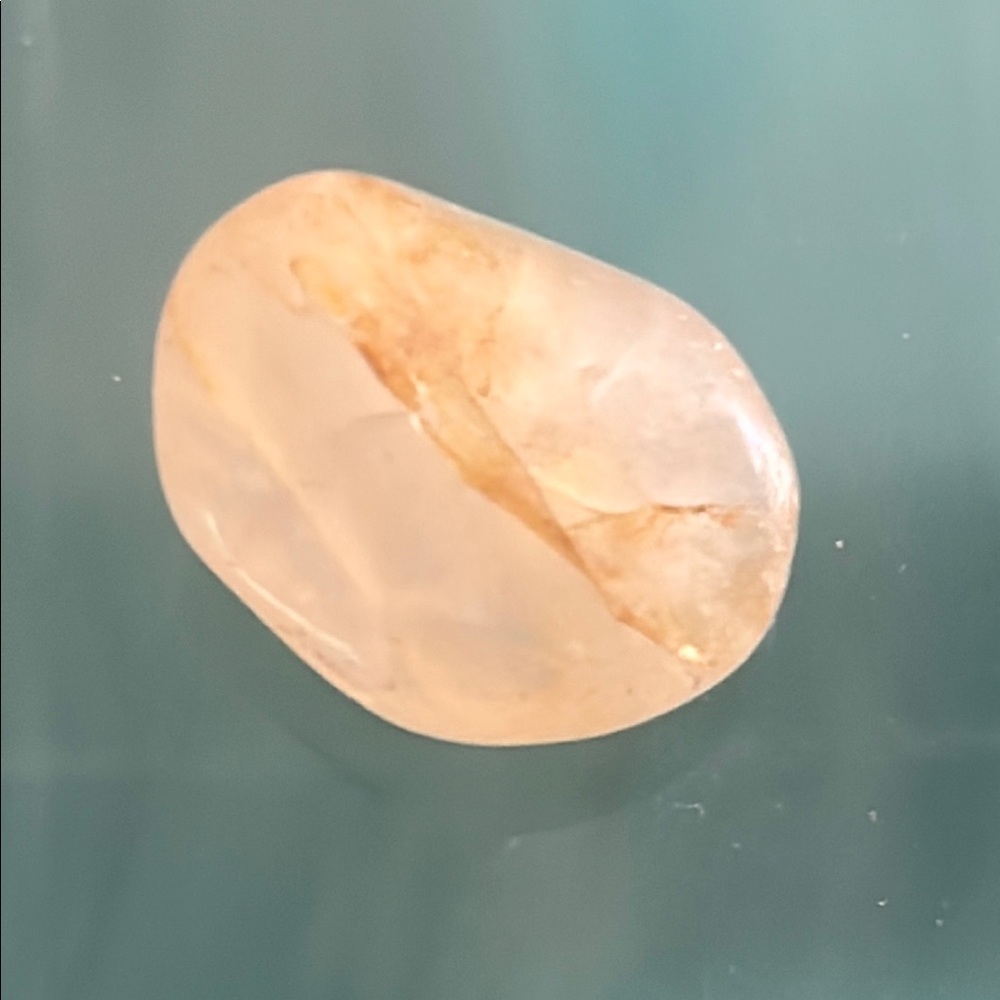 Tumbled Opaque Citrine Loose Gemstone November Birthstone